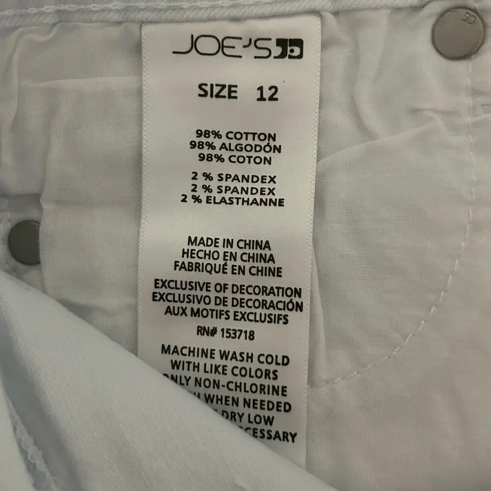 5/$25 Joe's Jeans Girl's The Markie Mid-Rise Skinny Ankle Distressed Jeans 12 - Picture 7 of 11